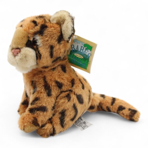 Babes In The Wild Other - Babes In The Wild Leopard Plush 8" Brown & Black Spotted Soft Stuffed Animal Toy